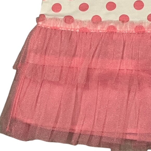 DISNEY Minnie Mouse Pink Polka Dot Dress Size 24M NWT - Picture 8 of 14